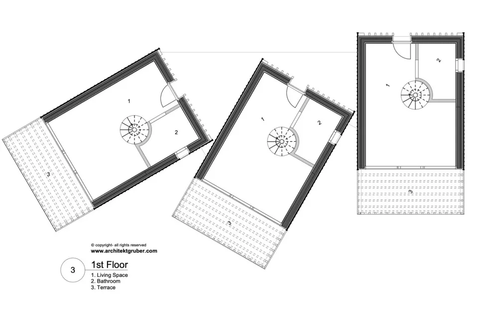 Architekt Andreas Gruber:意大利森林小屋 Refugee Meranza