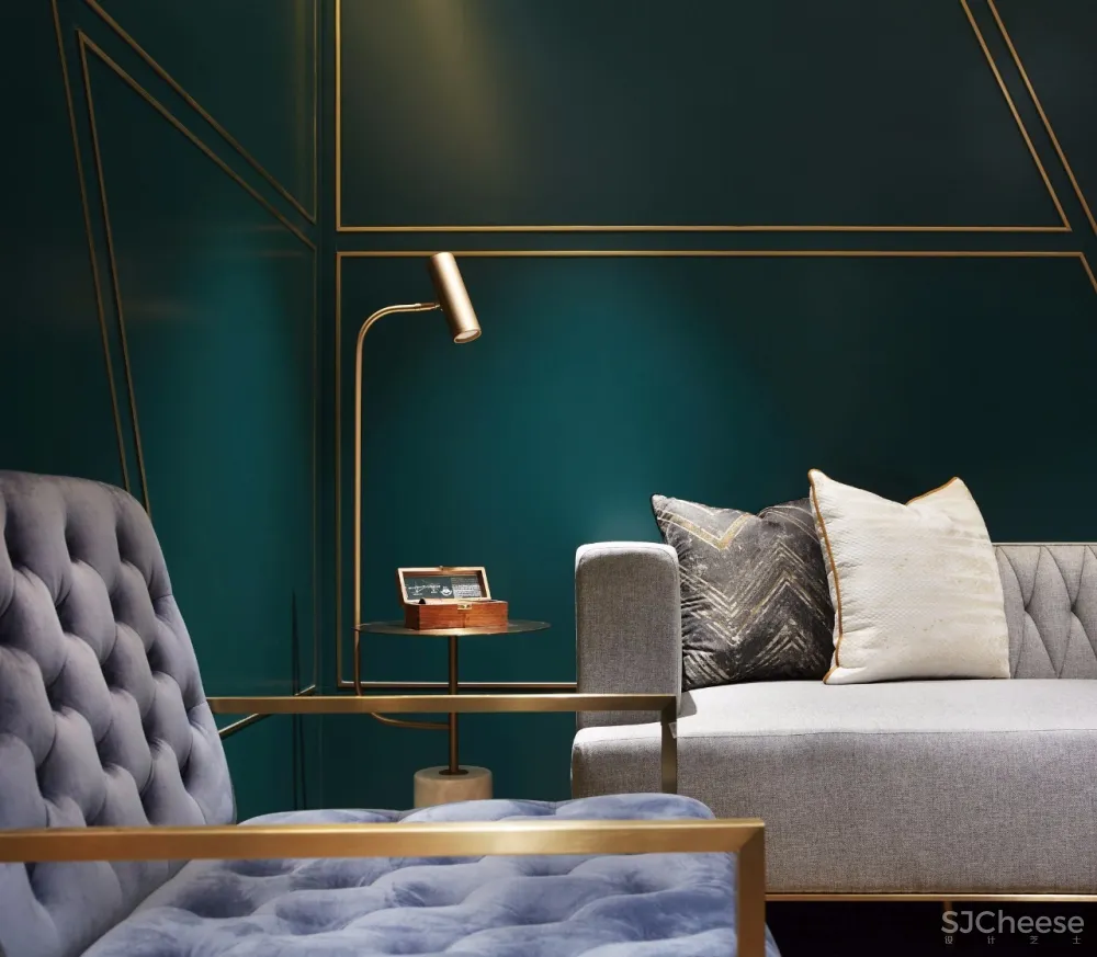 【新作】600㎡精致奢华别墅空间丨对ArtDeco的崇高致敬