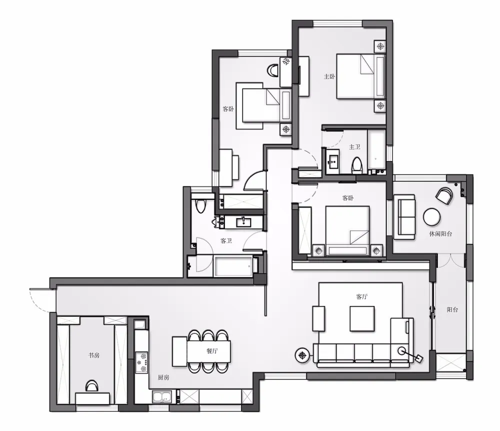 她的“暗黑”酷宅有17种灰!但阿婆都说好看 | 壹零空间设计