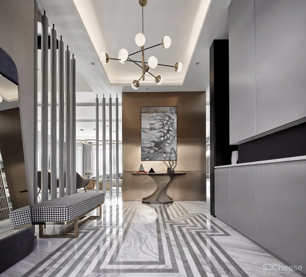 800m²法式合院丨演绎现代轻奢版时尚豪宅