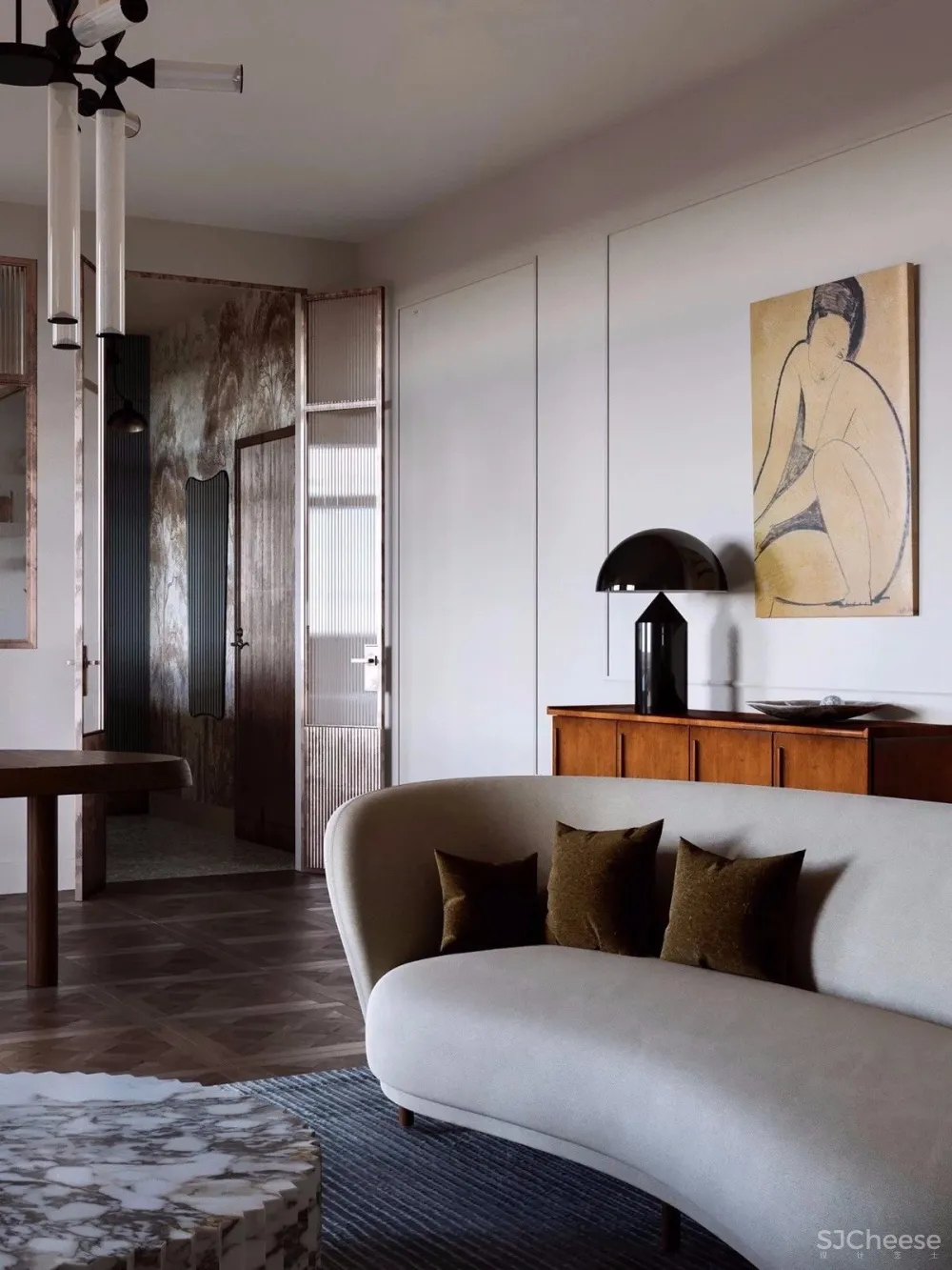 华沙的这套住宅丨历史感让人沉醉