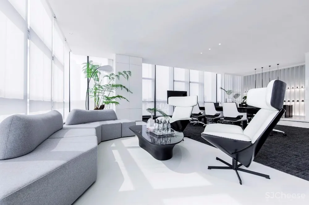 新作 | 极简白,如何打造前卫艺术的国际办公