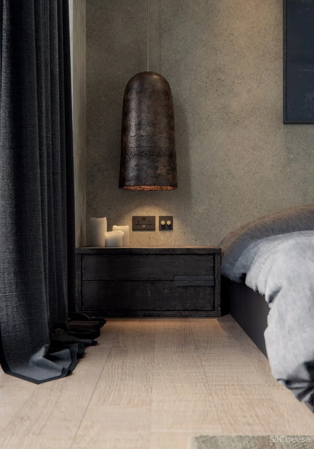 现代侘寂风丨这才我想要的玄关