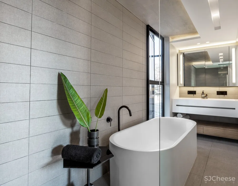 GSQUARED:天然材料打造极简主义Waterkant Townhouse