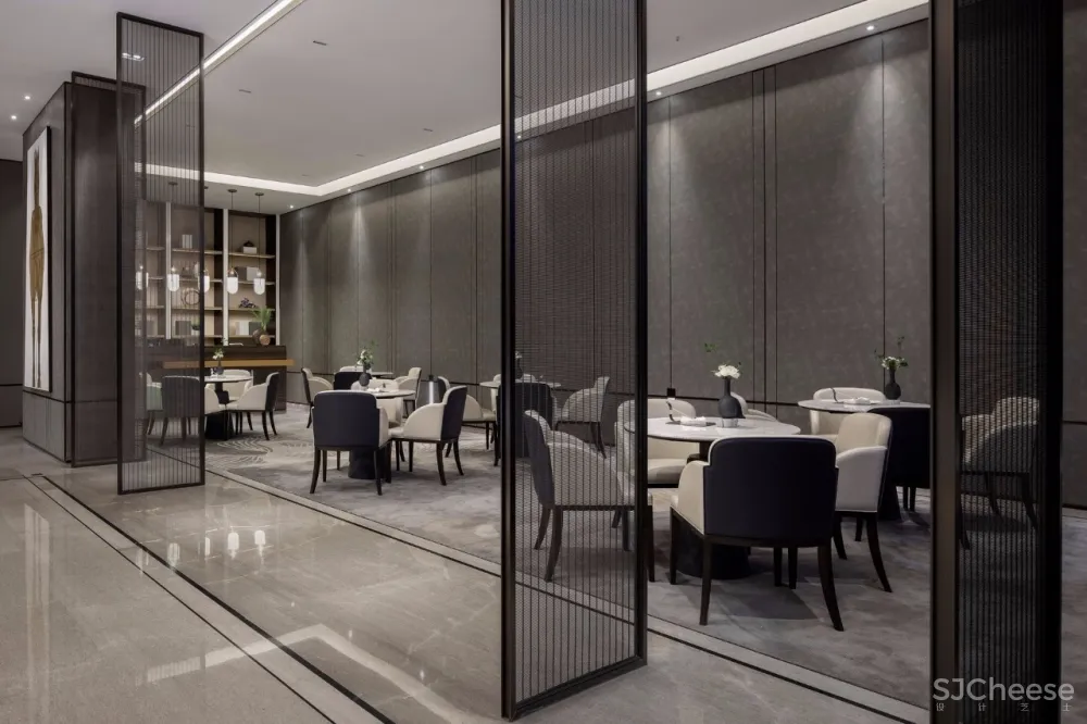 恰到好处的色彩与精炼的线条丨构建出现代东方美学韵律空间