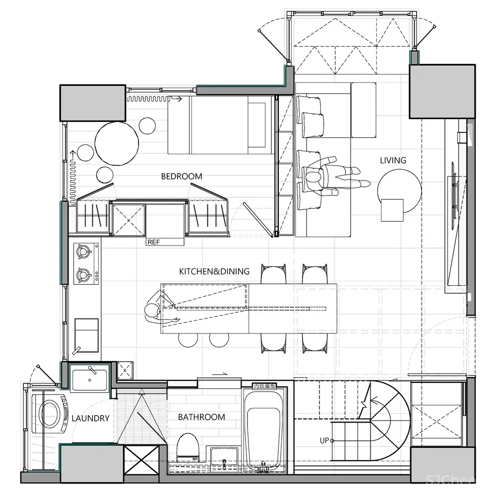 光引呈线住宅 / PENY HSIEH INTERIORS