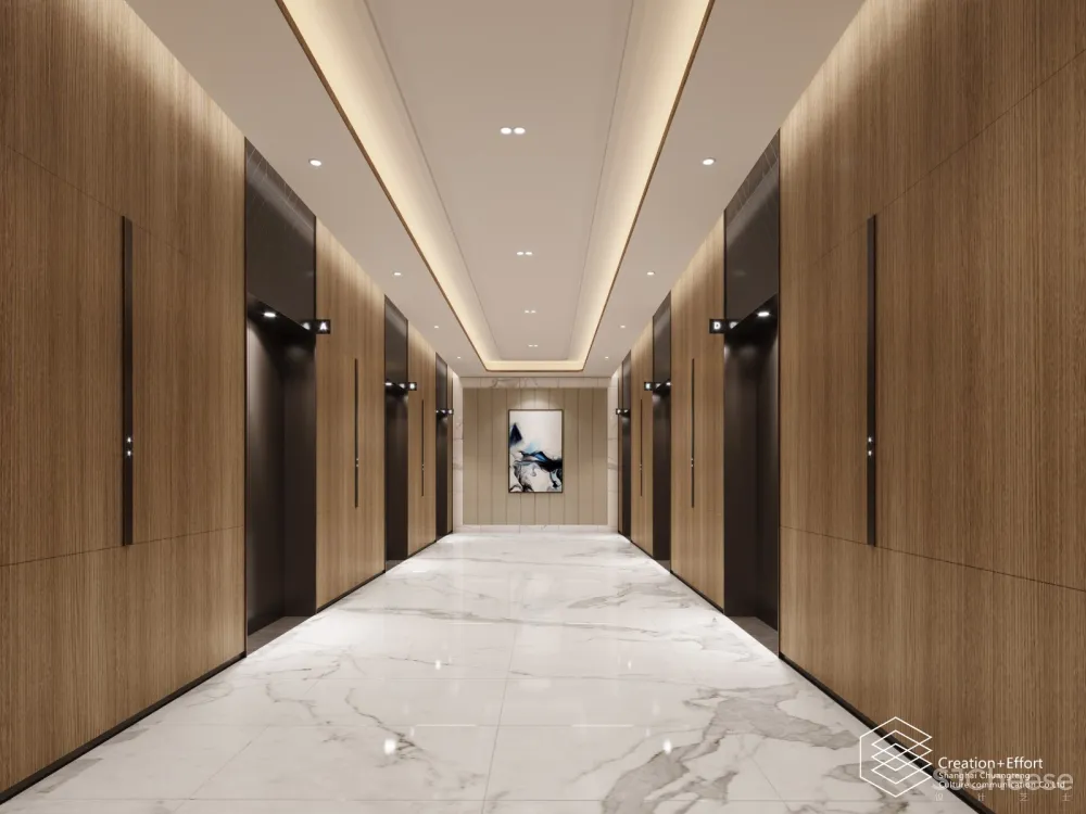 过往效果图案例第三弹~办公大堂为主-创腾文化