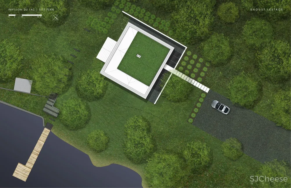 Daoust Lestage:森林中的玻璃住宅 Pavillon du Lac