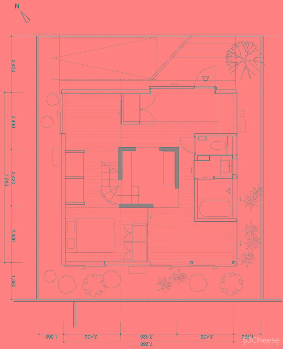 北越谷住宅,东京 / Tamotsu Ito + Satoshi Numanoi