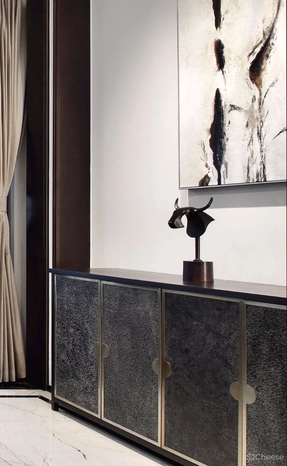 【半末设计新作】580㎡简约儒雅私宅设计落地方案