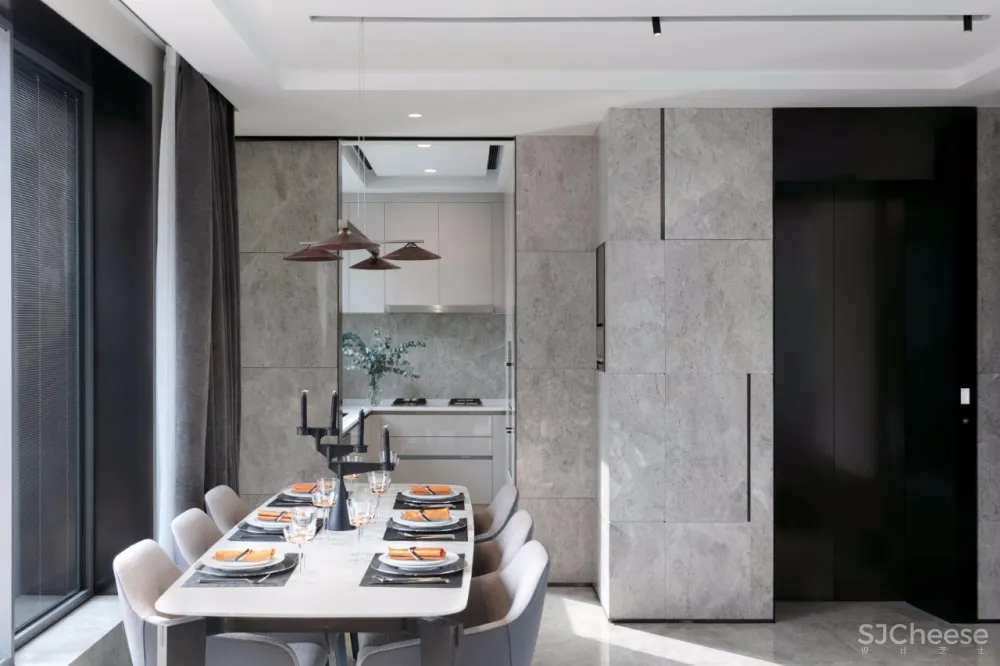 高端别墅样板房丨静谧悠然的简约设计