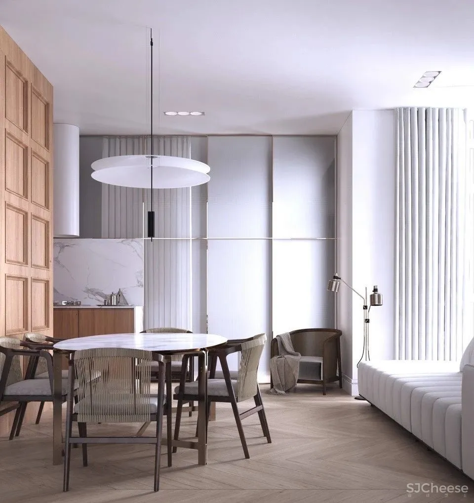 80㎡ 轻奢小宅丨新中式就该这样