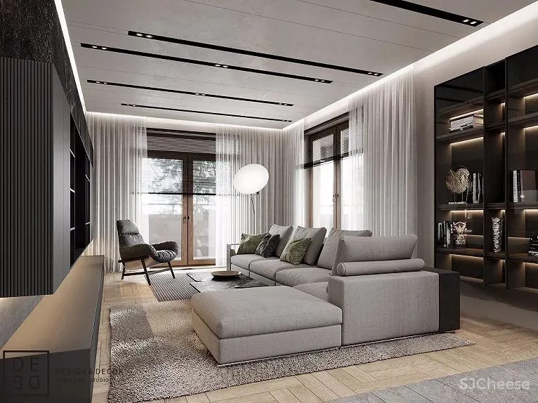 现代简奢丨用料简约又有奢侈感