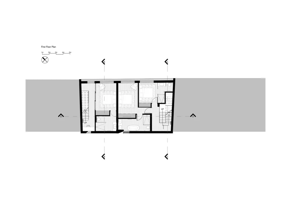 GSQUARED:天然材料打造极简主义Waterkant Townhouse