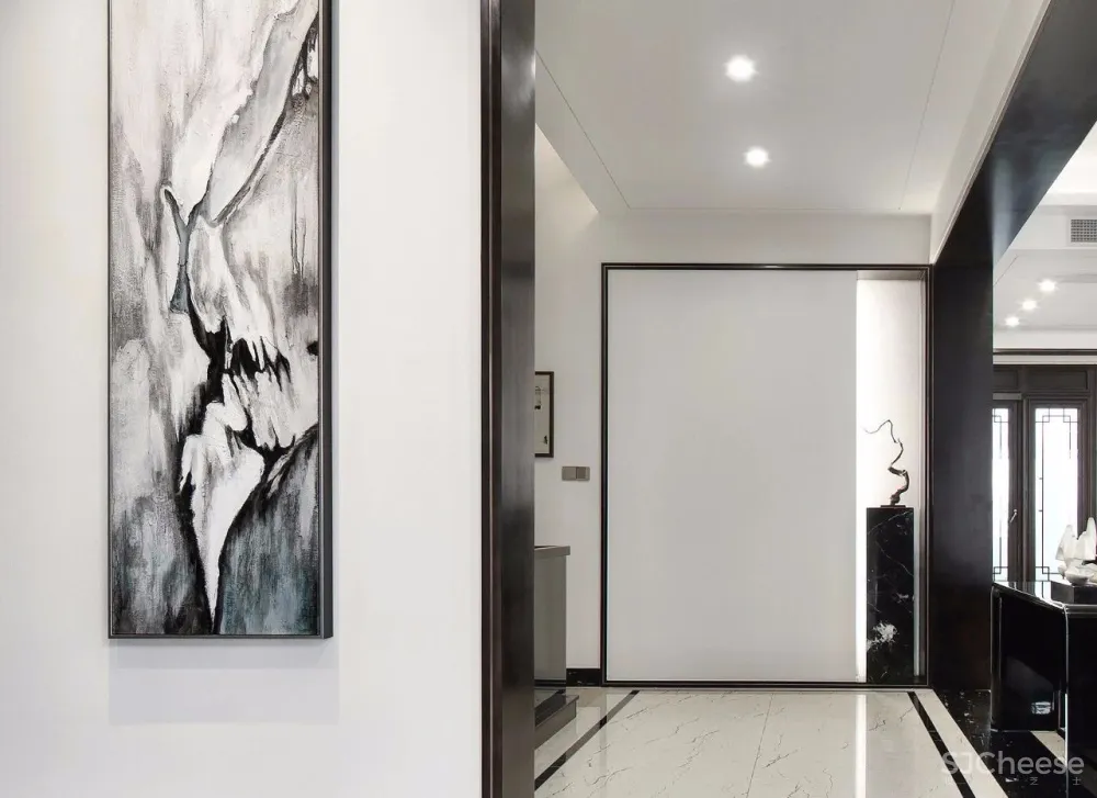 【半末设计新作】580㎡简约儒雅私宅设计落地方案