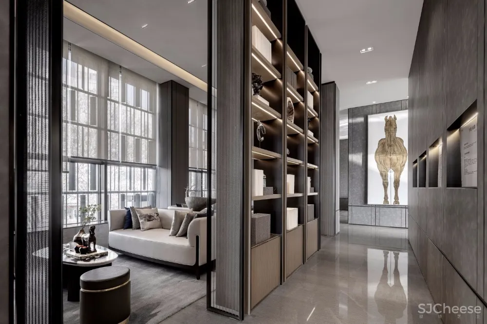 恰到好处的色彩与精炼的线条丨构建出现代东方美学韵律空间