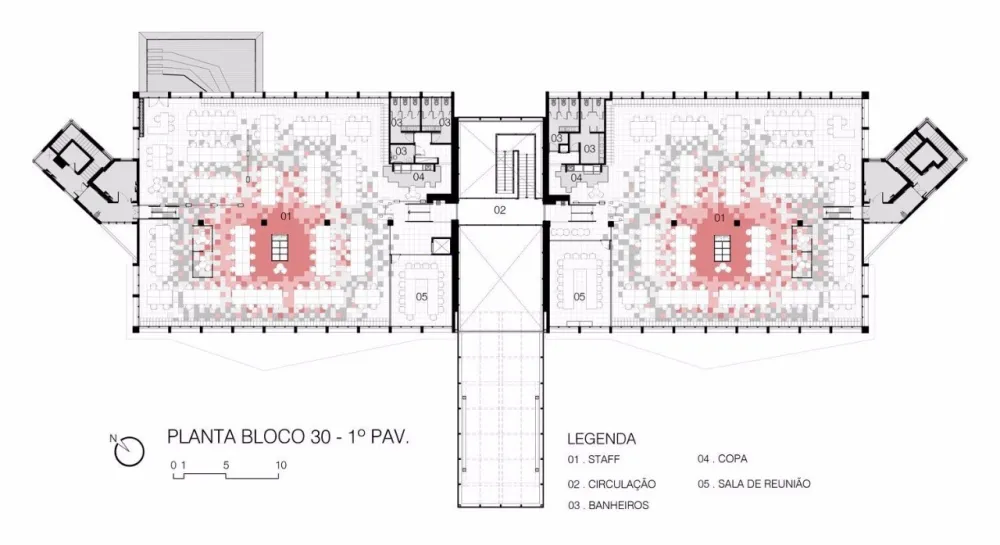 充满活力的总部大楼丨亮点在这4个空间