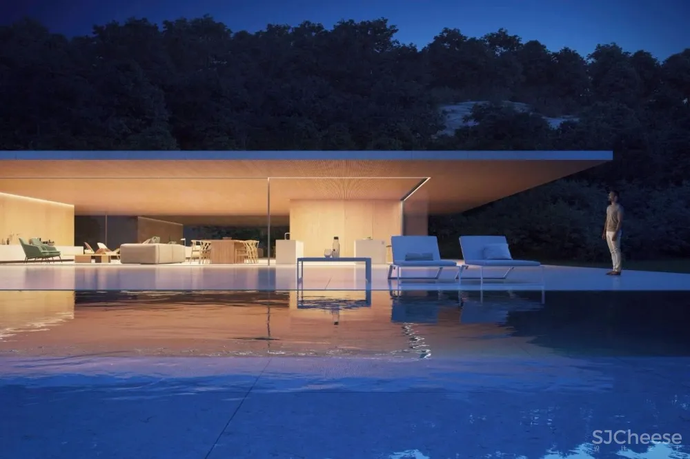 从山里长出来的白色房子丨内部竟是如此惊艳