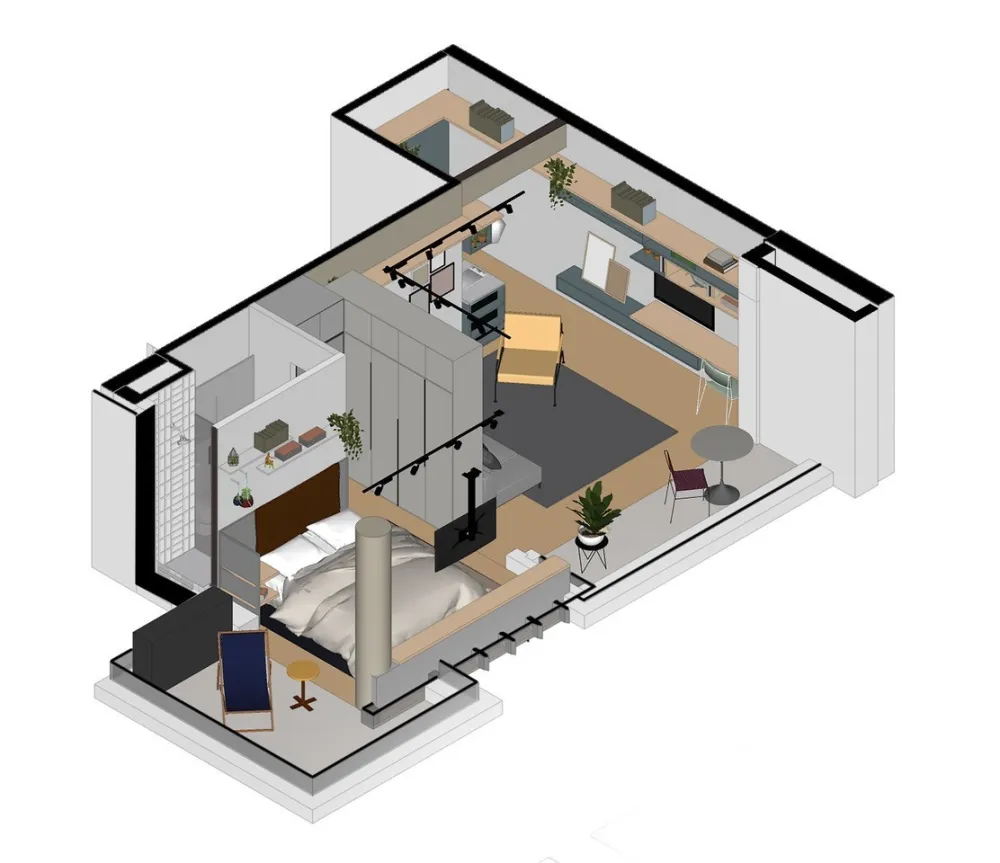 Retrofit Apartment / SuperLimão Studio