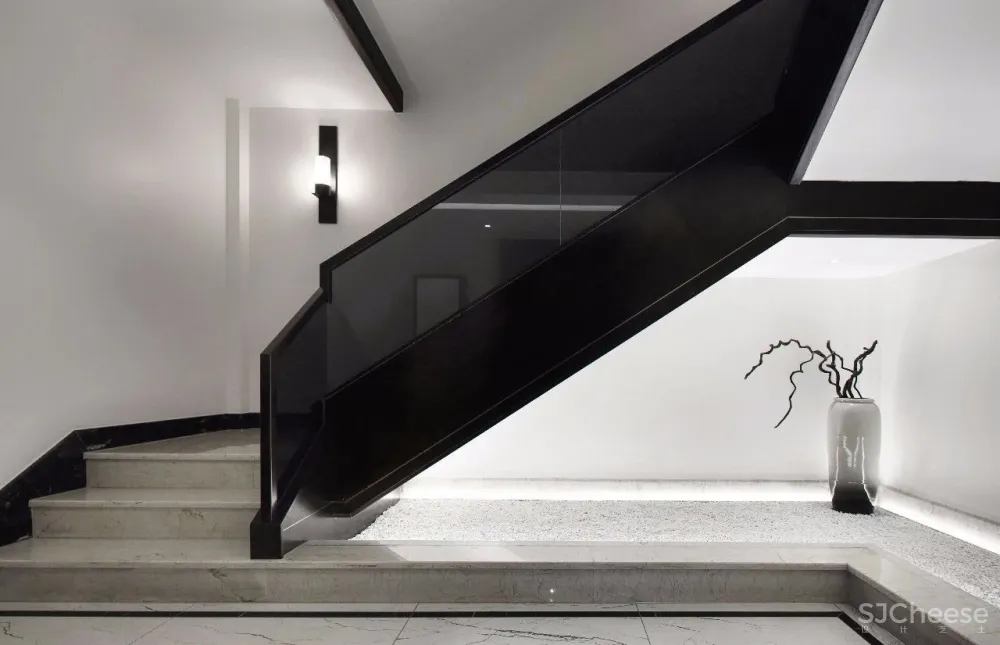 【半末设计新作】580㎡简约儒雅私宅设计落地方案