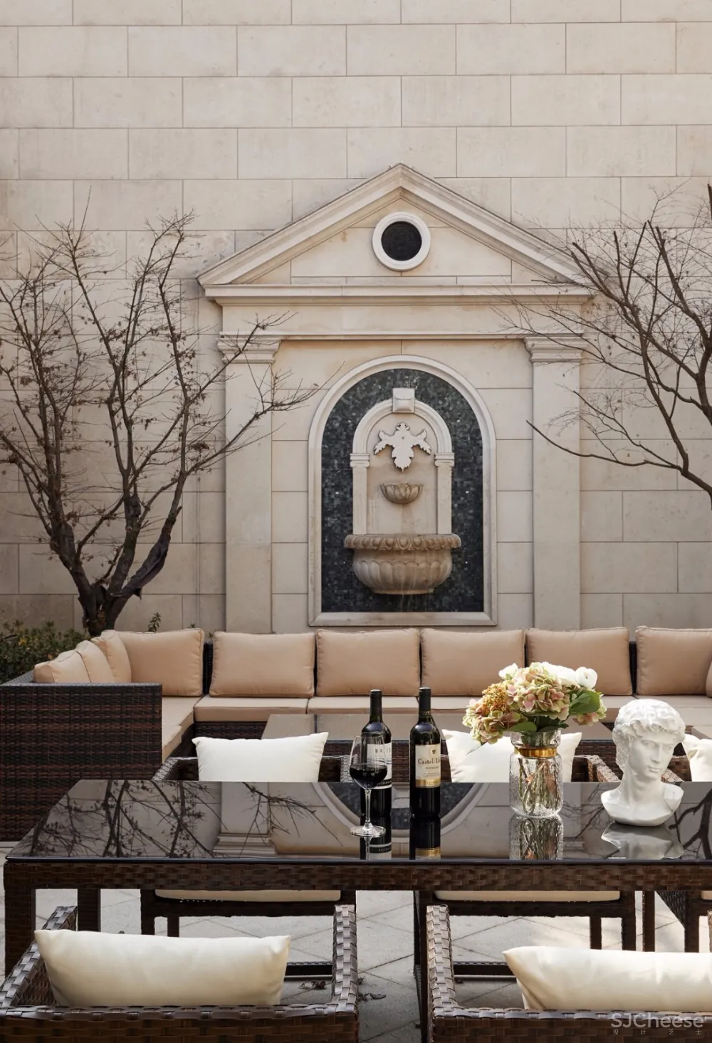 800m²法式合院丨演绎现代轻奢版时尚豪宅