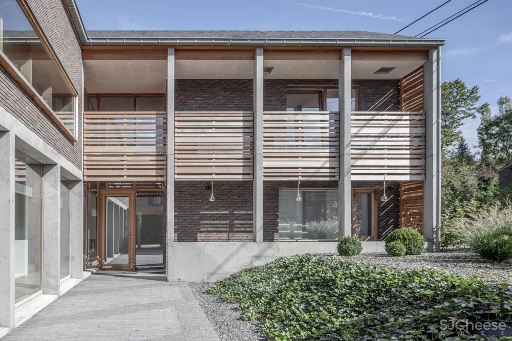 比利时L型乡间别墅 / Michel Prégardien Architecture