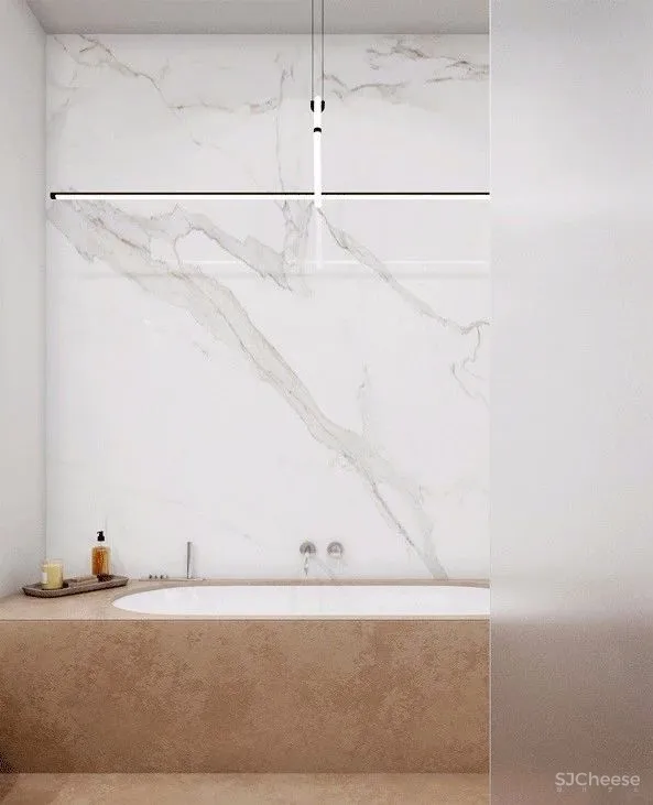 113㎡ 这样的木饰面墙设计丨30 年后都不过时