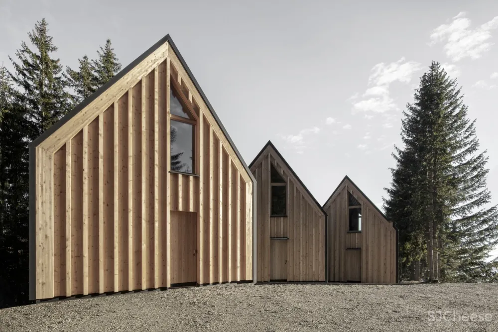 Architekt Andreas Gruber:意大利森林小屋 Refugee Meranza