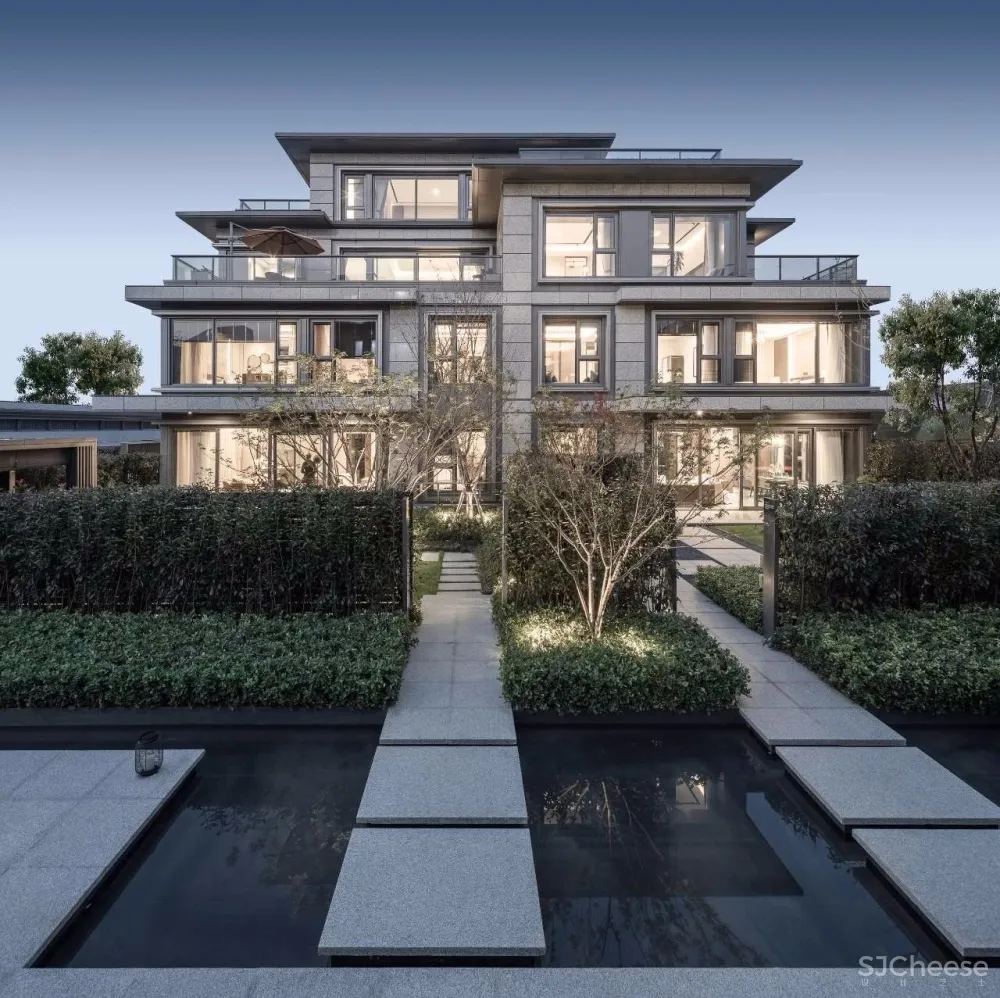 高端别墅样板房丨静谧悠然的简约设计