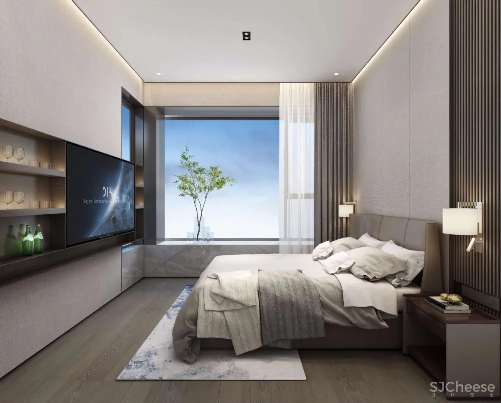 高端别墅样板房丨静谧悠然的简约设计