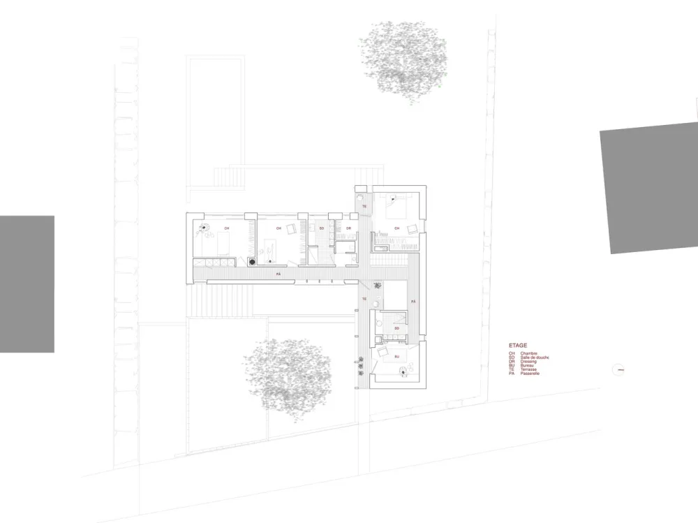 比利时L型乡间别墅 / Michel Prégardien Architecture