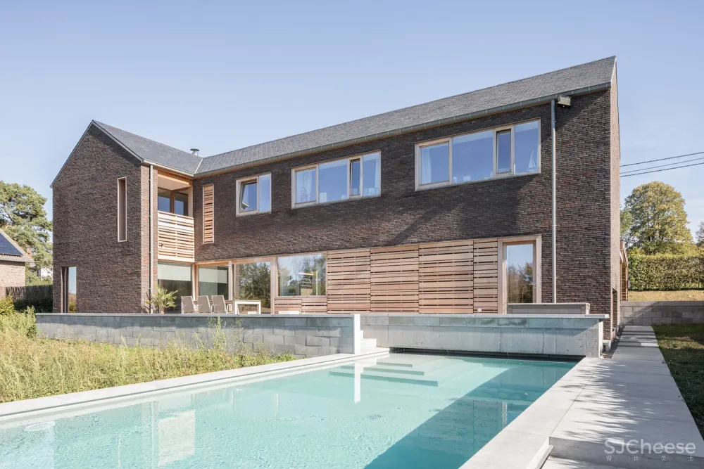 比利时L型乡间别墅 / Michel Prégardien Architecture