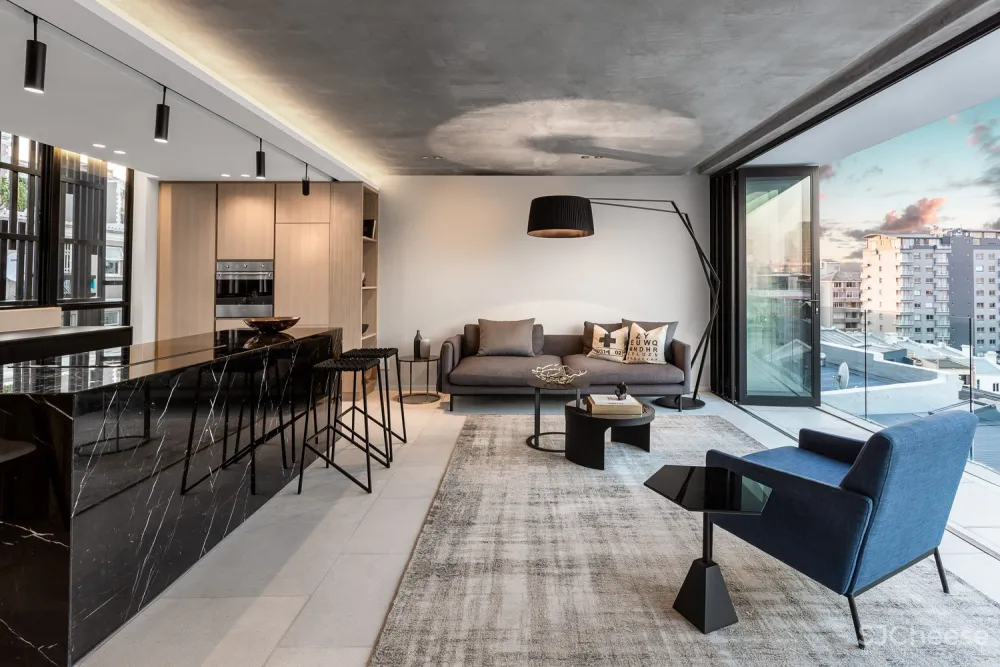 GSQUARED:天然材料打造极简主义Waterkant Townhouse