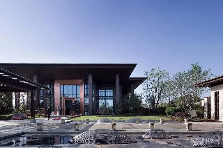 【伊派设计】2500㎡中灵感来源于古代深宅大院的营销中心设计方案