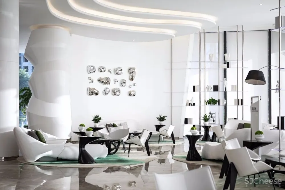 厉害了设计师丨这个售楼处设计成了一座艺术馆