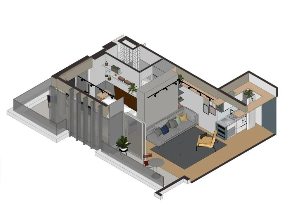 Retrofit Apartment / SuperLimão Studio