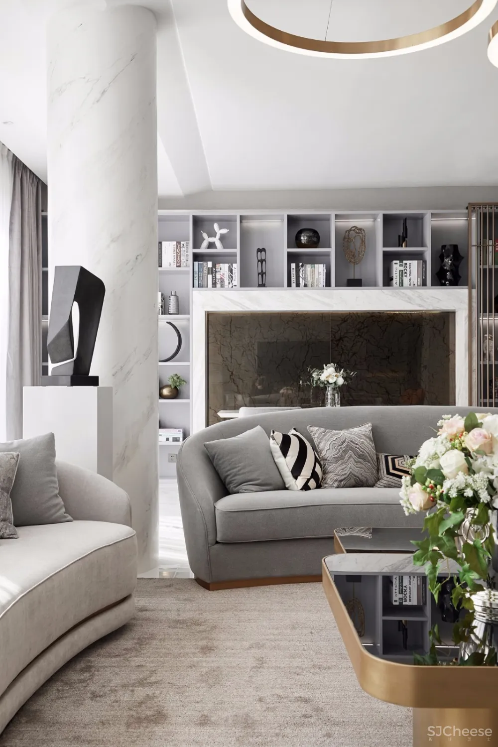 800m²法式合院丨演绎现代轻奢版时尚豪宅