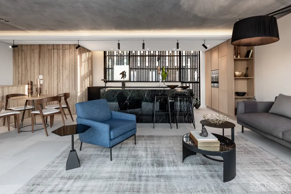 GSQUARED:天然材料打造极简主义Waterkant Townhouse