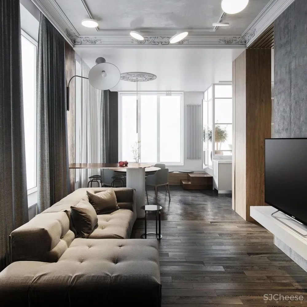 有灵魂的极简公寓丨才最有格调