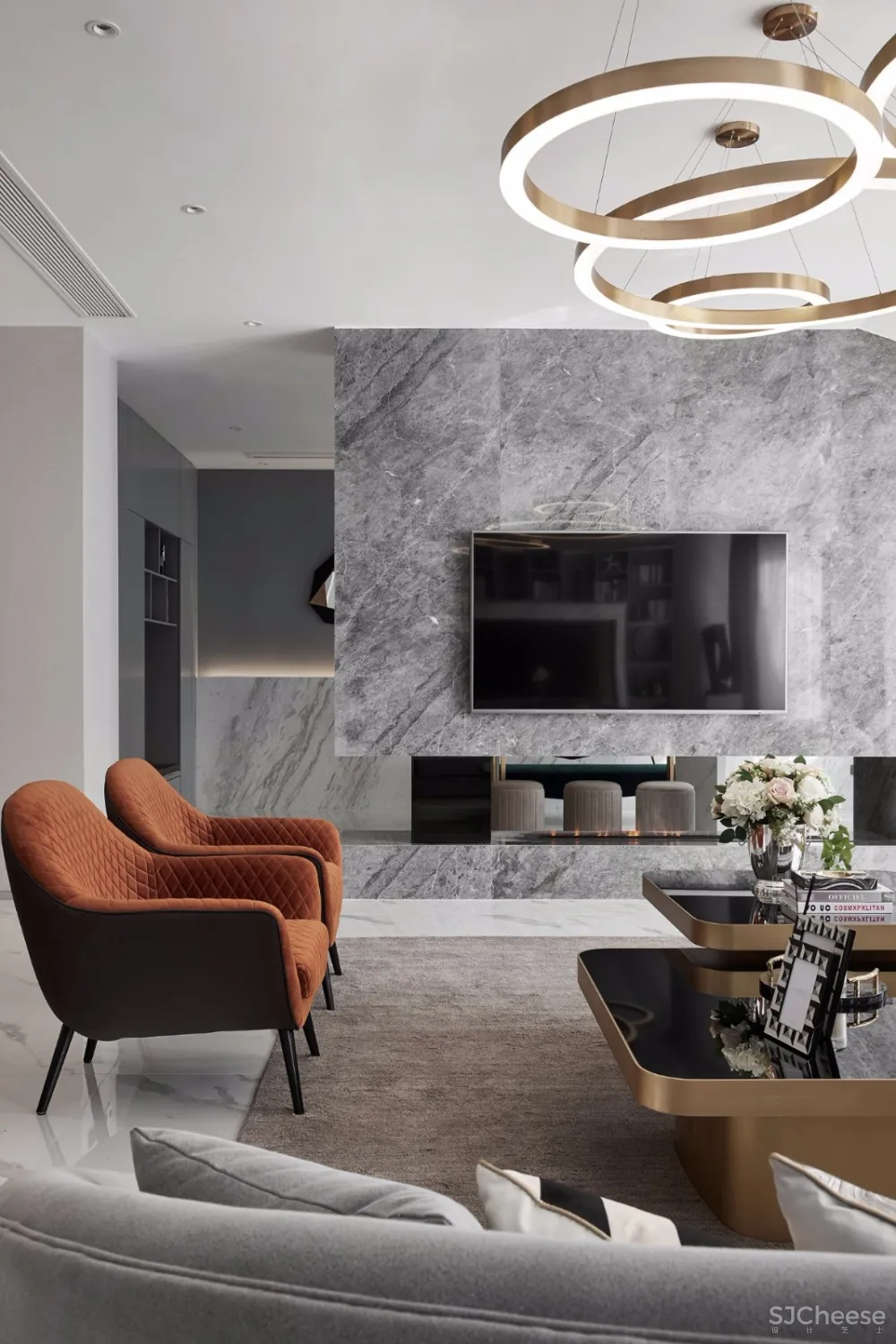 800m²法式合院丨演绎现代轻奢版时尚豪宅