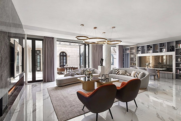 800m²法式合院丨演绎现代轻奢版时尚豪宅