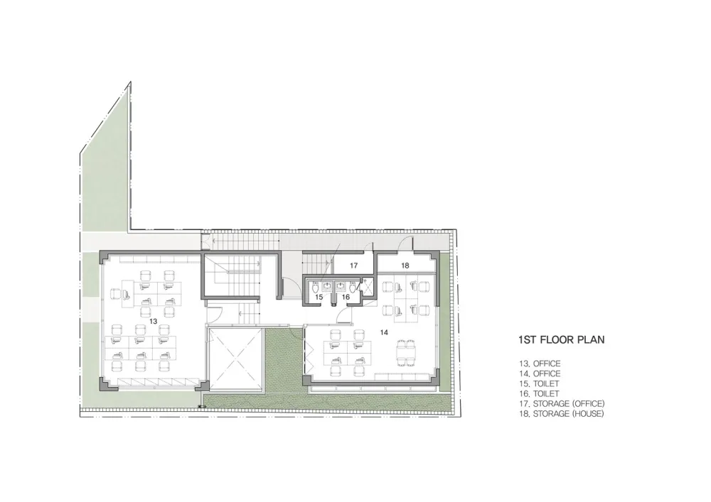 HBA-rchitects:简约的存在 TIRA Office Building
