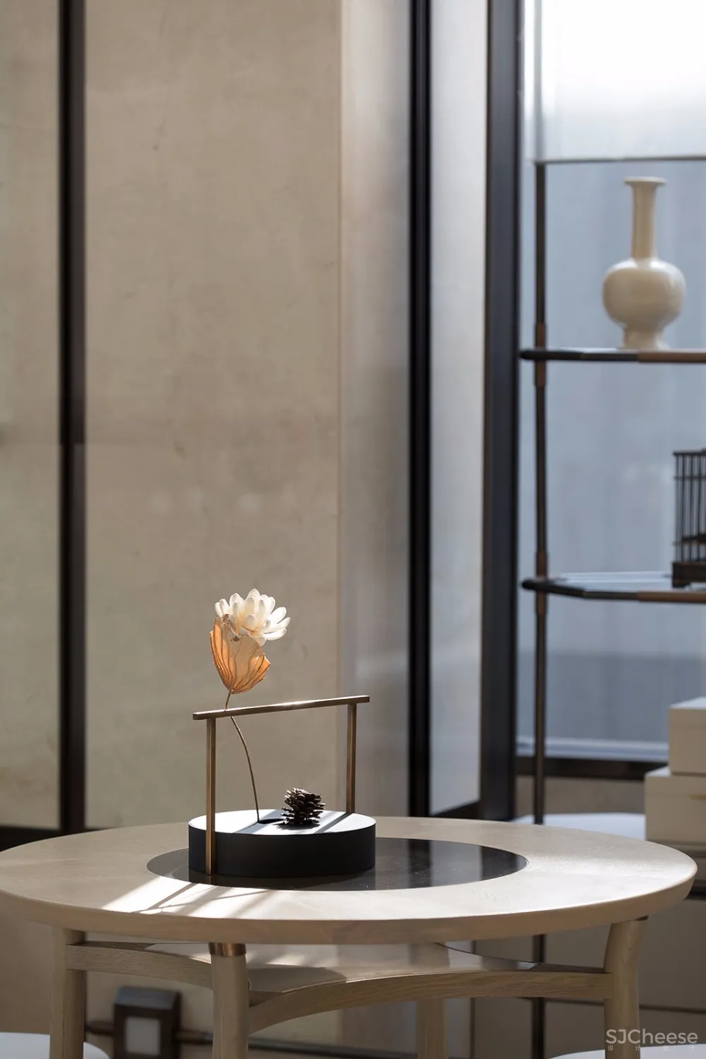 概念来源于《桃花源记》的售楼处设计丨独具文人雅士气质