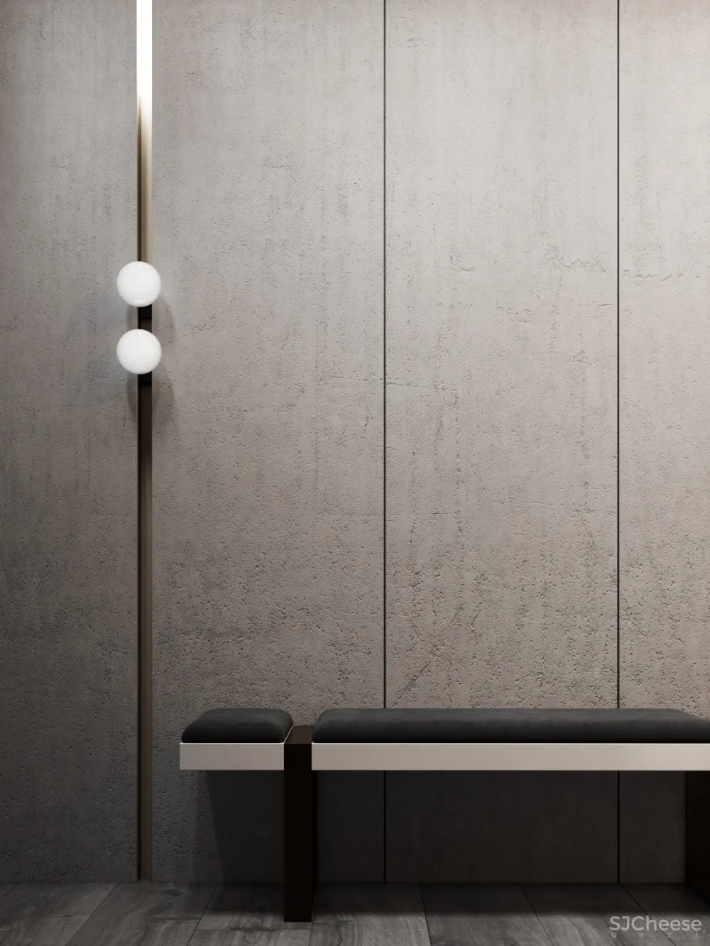 轻奢公寓丨墙面细部设计太赞了