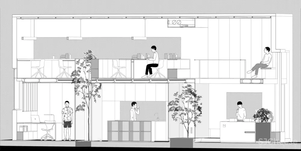 每个人的花园 – 生态办公室改造，上海 /目心设计研究室