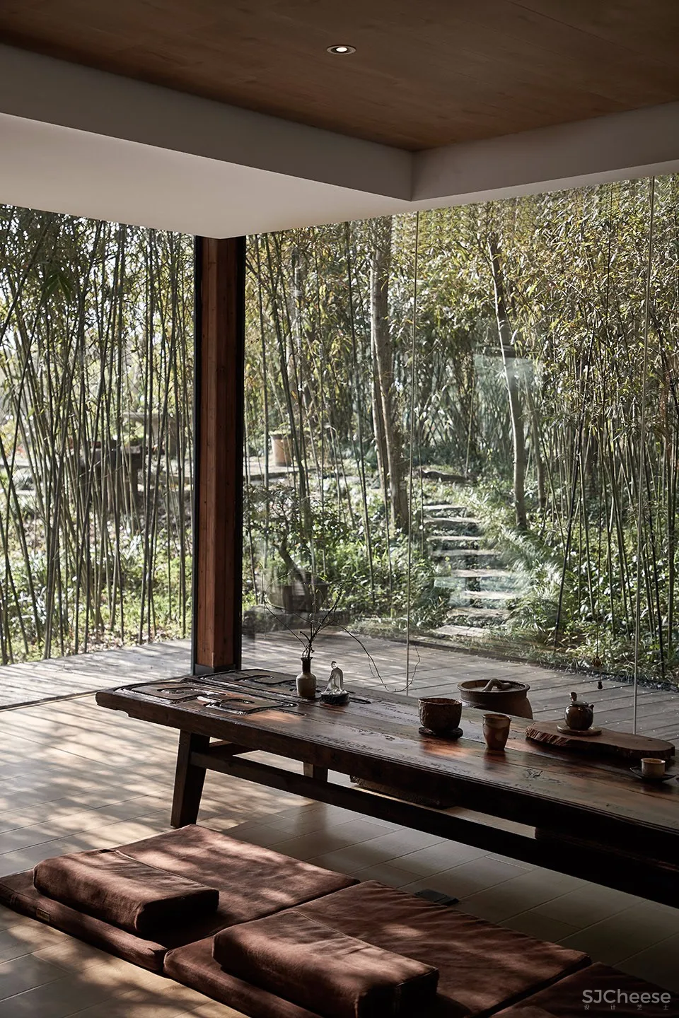 最新 | 杭州时上建筑空间设计:无界 · 西溪茶室