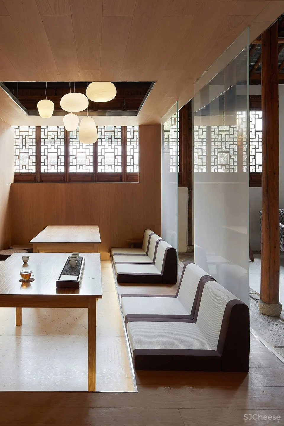 最新 | 南京悦设空间设计:常州 观茶庭