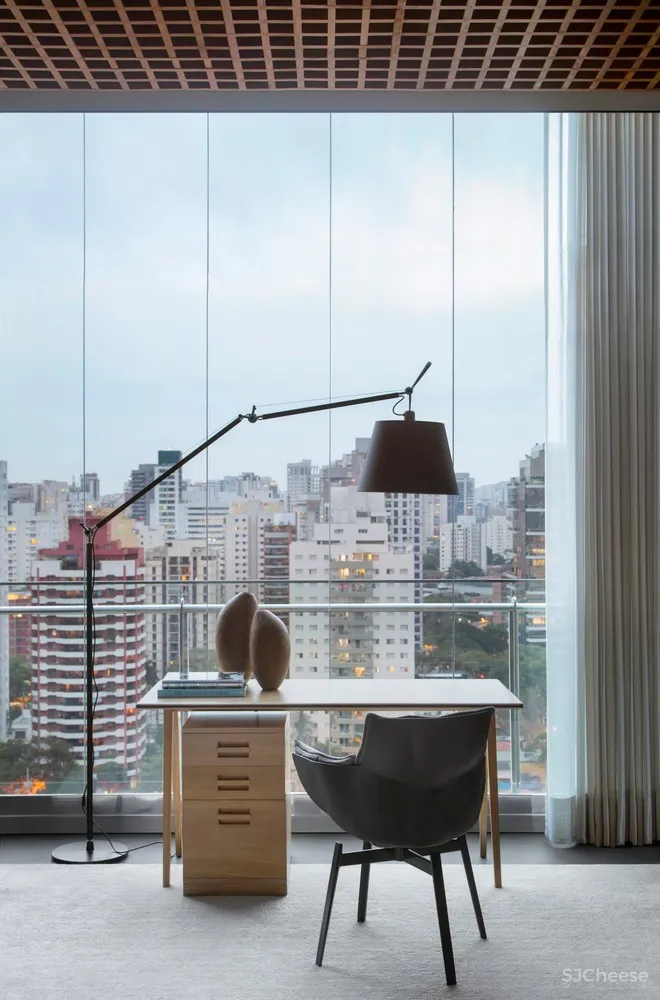 首发 | Studio Guilherme Torres：圣保罗木栅格艺术公寓 Grid House