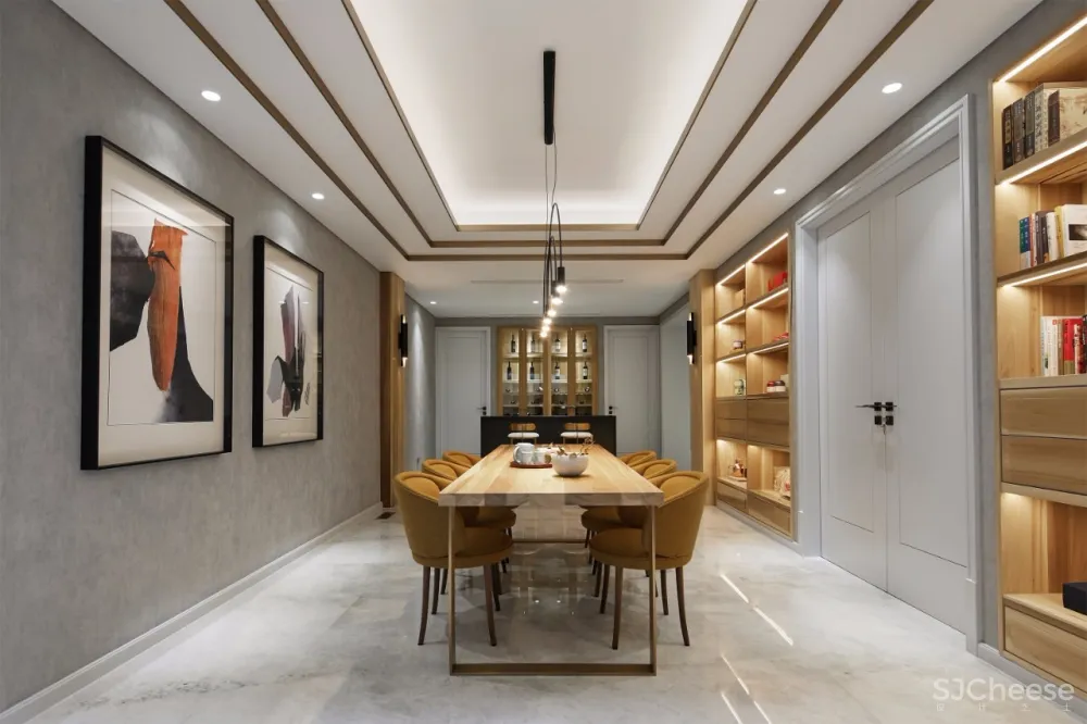 450㎡原木风别墅私宅设计丨营造诗意的栖居空间