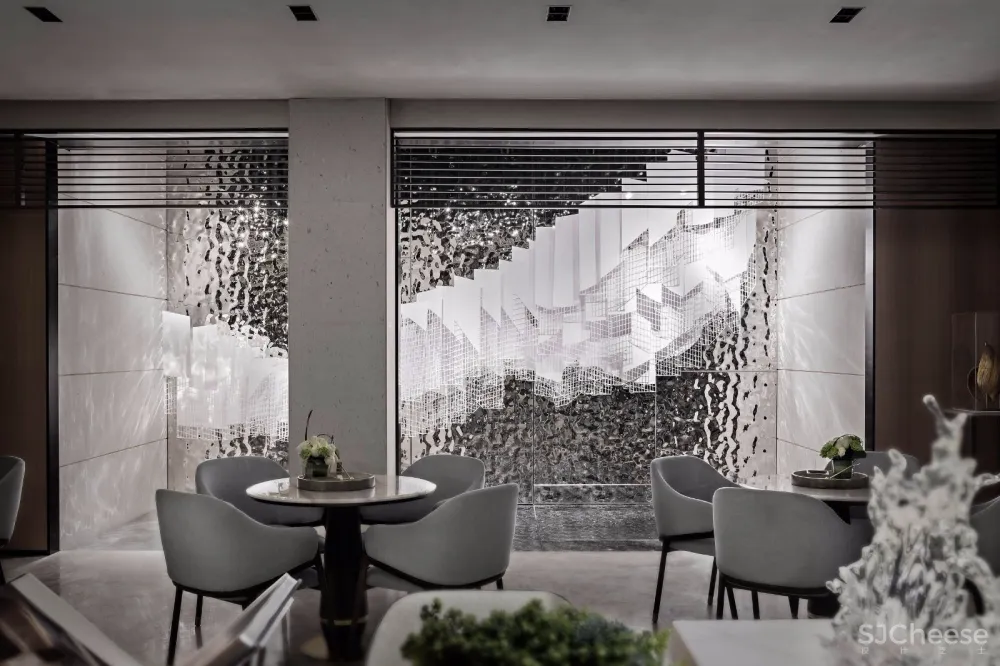 【DAS设计】380㎡东方韵味营销中心